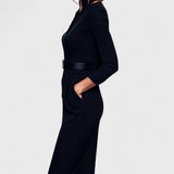 Lunori™ | Mandarin Luxe – Maxi šaty s páskem