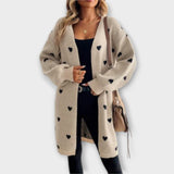 Cardigan s Vzorcem Srdce