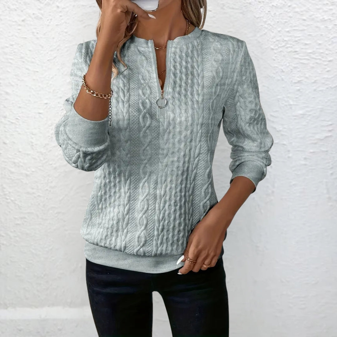 Jitka | Elegantní stylový pletený svetr