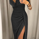 Lunori™ | Lesklé dlouhé šaty Elisa