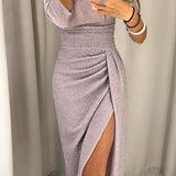 Lunori™ | Lesklé dlouhé šaty Elisa