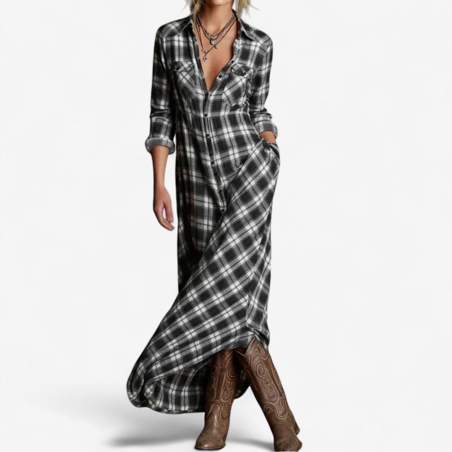 Lunori™ Maxi Chemise Intemporelle